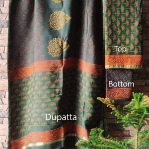 Festival Special Collection of Chanderi (Cotton Silk) Suit Piece